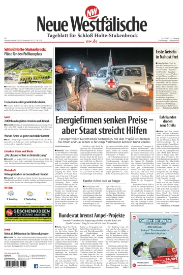 Neue Westfälische - Tageblatt für Schloß Holte-Stukenbrock - 25 Nov 2023