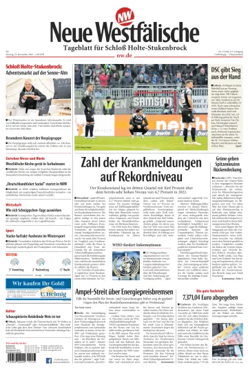 Neue Westfälische - Tageblatt für Schloß Holte-Stukenbrock - 27 Nov 2023