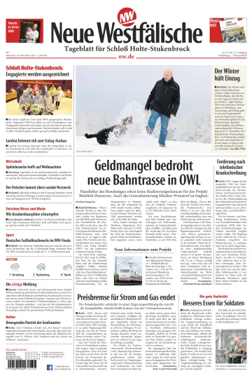 Neue Westfälische - Tageblatt für Schloß Holte-Stukenbrock - 29 Nov 2023