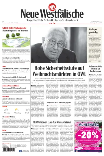 Neue Westfälische - Tageblatt für Schloß Holte-Stukenbrock - 1 Dec 2023