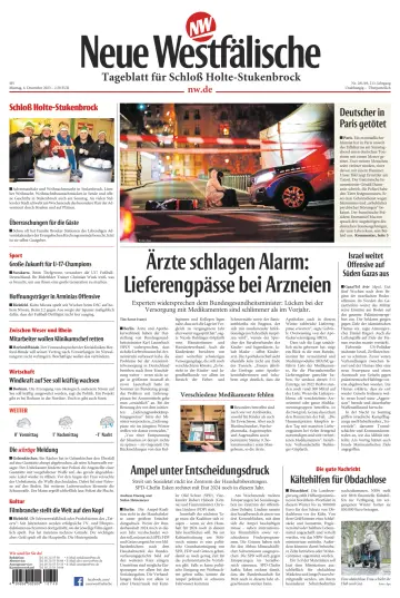 Neue Westfälische - Tageblatt für Schloß Holte-Stukenbrock - 4 Dec 2023