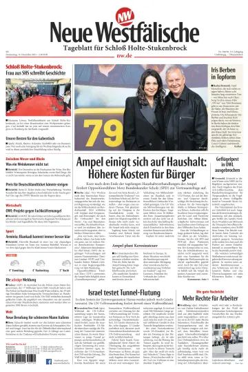 Neue Westfälische - Tageblatt für Schloß Holte-Stukenbrock - 14 Dec 2023