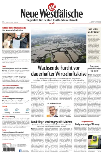 Neue Westfälische - Tageblatt für Schloß Holte-Stukenbrock - 29 Dec 2023