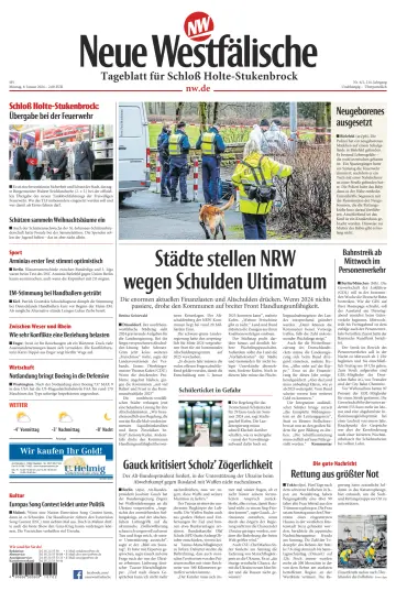 Neue Westfälische - Tageblatt für Schloß Holte-Stukenbrock - 8 Jan 2024