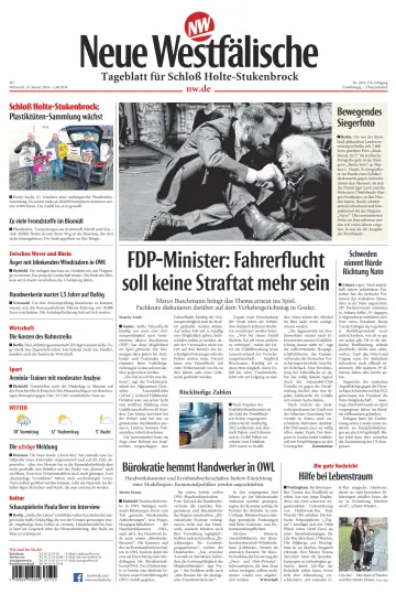 Neue Westfälische - Tageblatt für Schloß Holte-Stukenbrock - 24 Jan 2024