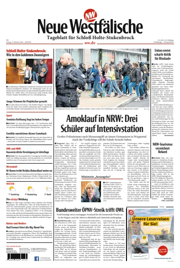 Neue Westfälische - Tageblatt für Schloß Holte-Stukenbrock - 23 Feb 2024