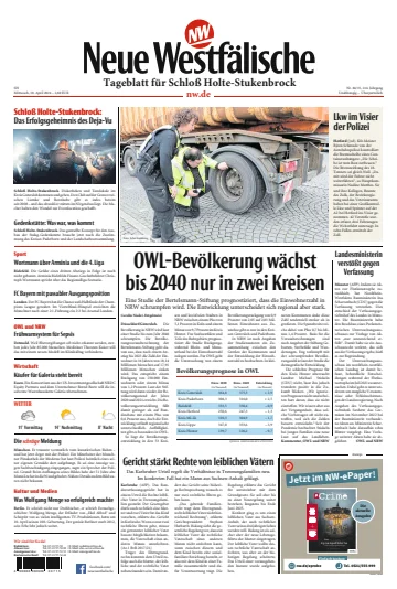Neue Westfälische - Tageblatt für Schloß Holte-Stukenbrock - 10 Apr 2024