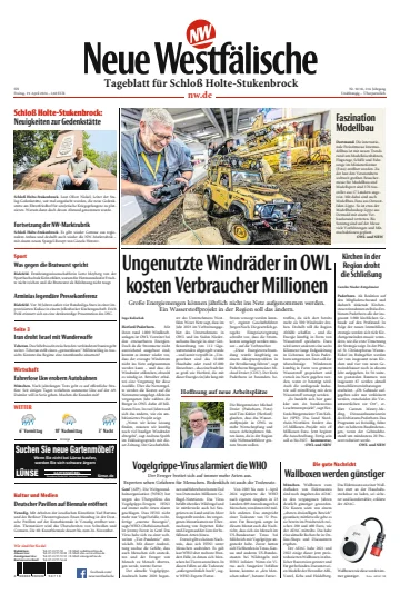 Neue Westfälische - Tageblatt für Schloß Holte-Stukenbrock - 19 Apr 2024