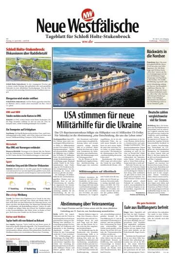 Neue Westfälische - Tageblatt für Schloß Holte-Stukenbrock - 22 4月 2024