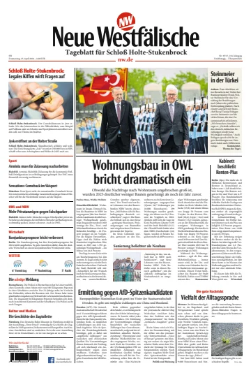 Neue Westfälische - Tageblatt für Schloß Holte-Stukenbrock - 25 апр. 2024