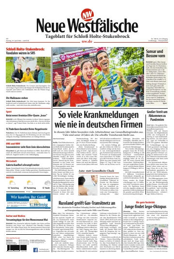 Neue Westfälische - Tageblatt für Schloß Holte-Stukenbrock - 29 4月 2024