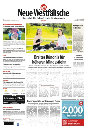 Neue Westfälische - Tageblatt für Schloß Holte-Stukenbrock - 01 5月 2024