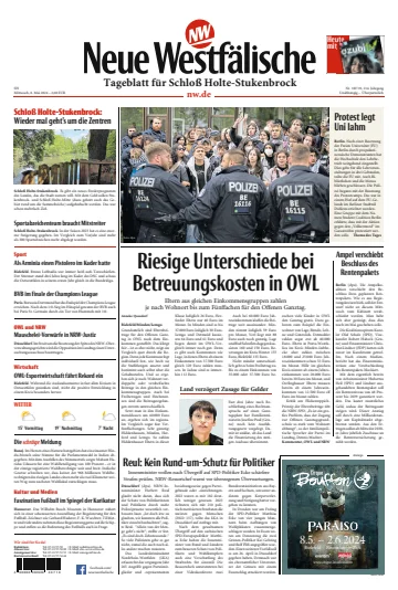 Neue Westfälische - Tageblatt für Schloß Holte-Stukenbrock - 8 May 2024