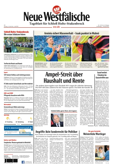 Neue Westfälische - Tageblatt für Schloß Holte-Stukenbrock - 13 май 2024