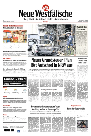 Neue Westfälische - Tageblatt für Schloß Holte-Stukenbrock - 17 5月 2024