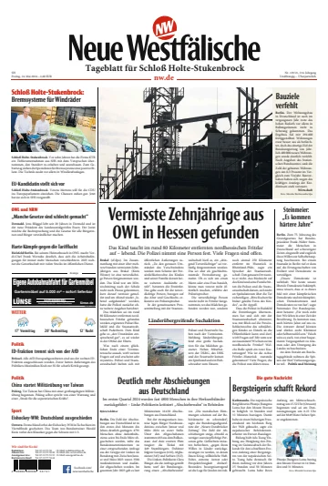 Neue Westfälische - Tageblatt für Schloß Holte-Stukenbrock - 24 May 2024