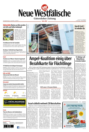 Neue Westfälische - Gütersloher Zeitung - 06 Nis 2024