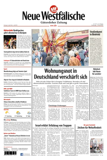 Neue Westfälische - Gütersloher Zeitung - 08 四月 2024