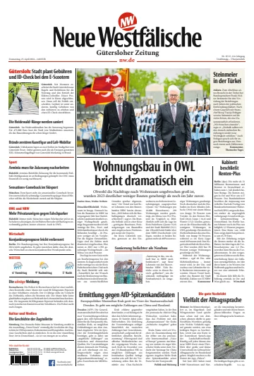 Neue Westfälische - Gütersloher Zeitung - 25 Nis 2024