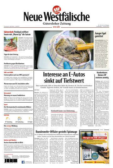 Neue Westfälische - Gütersloher Zeitung - 30 Apr 2024
