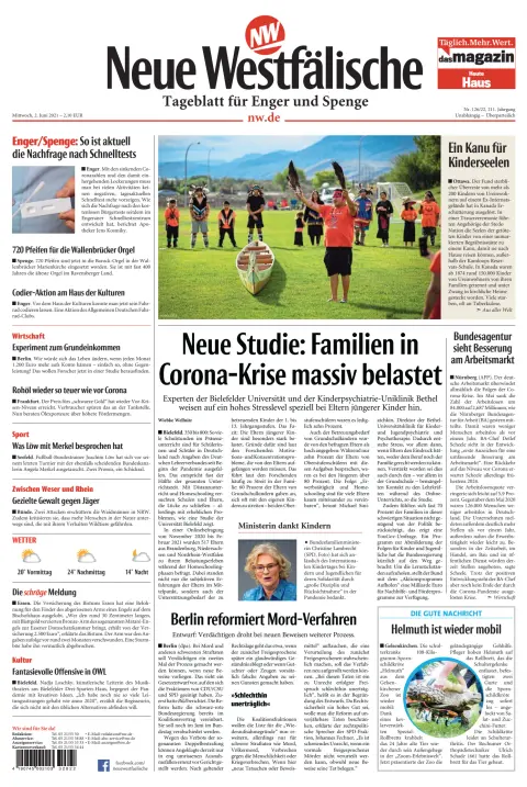 Neue Westfälische Tageblatt für Enger und Spenge Subscriptions