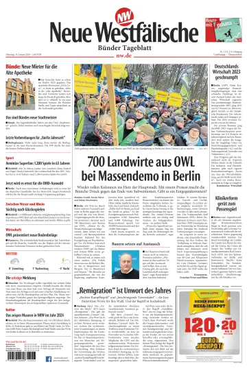 Neue Westfälische - Bünder Tageblatt - 16 Jan 2024