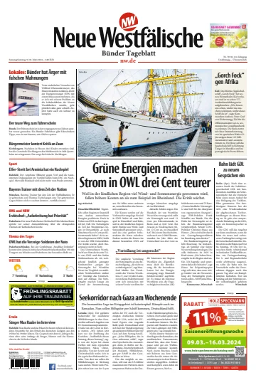 Neue Westfälische - Bünder Tageblatt - 9 Mar 2024