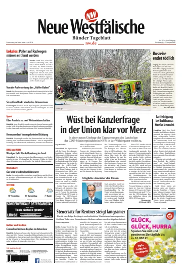 Neue Westfälische - Bünder Tageblatt - 28 marzo 2024
