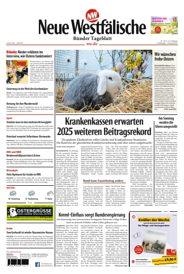 Neue Westfälische - Bünder Tageblatt - 29 marzo 2024