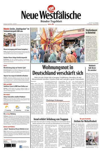 Neue Westfälische - Bünder Tageblatt - 08 Nis 2024