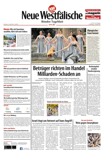 Neue Westfälische - Bünder Tageblatt - 17 Aib 2024