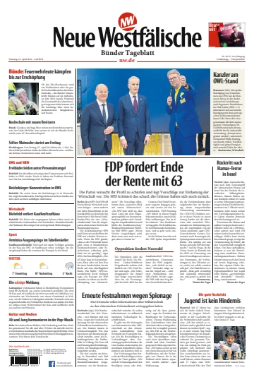Neue Westfälische - Bünder Tageblatt - 23 Ebri 2024