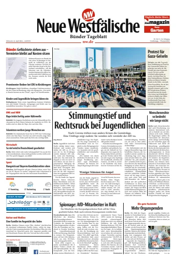 Neue Westfälische - Bünder Tageblatt - 24 Ebri 2024