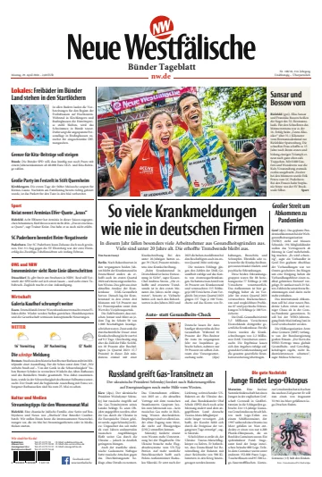 Neue Westfälische - Bünder Tageblatt - 29 Ebri 2024
