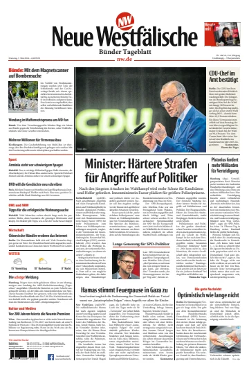 Neue Westfälische - Bünder Tageblatt - 7 Bealtaine 2024