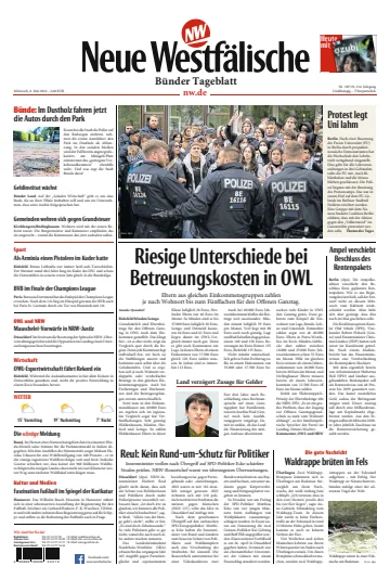 Neue Westfälische - Bünder Tageblatt - 8 Bealtaine 2024