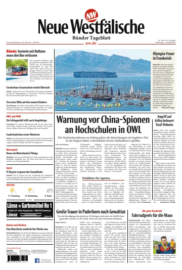 Neue Westfälische - Bünder Tageblatt - 9 May 2024