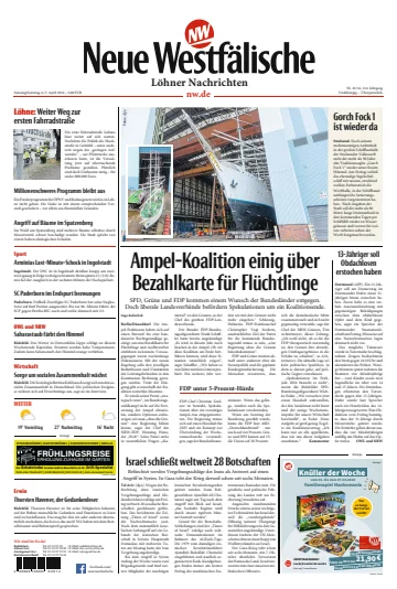 Neue Westfälische - Löhner Nachrichten - 06 4월 2024