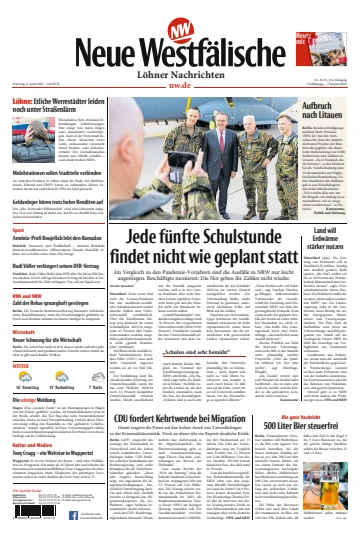 Neue Westfälische - Löhner Nachrichten - 09 4월 2024