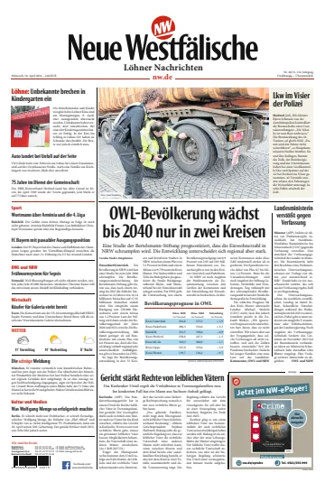 Neue Westfälische - Löhner Nachrichten - 10 4月 2024