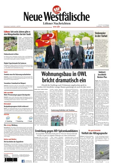 Neue Westfälische - Löhner Nachrichten - 25 avr. 2024