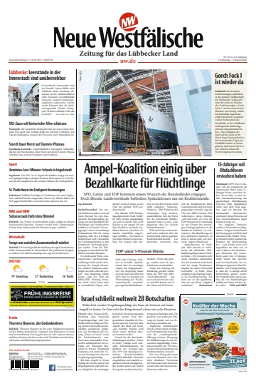 Neue Westfälische - Zeitung für das Lübbecker Land - 6 Apr 2024
