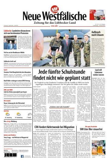 Neue Westfälische - Zeitung für das Lübbecker Land - 09 四月 2024
