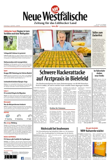 Neue Westfälische - Zeitung für das Lübbecker Land - 11 Ebri 2024
