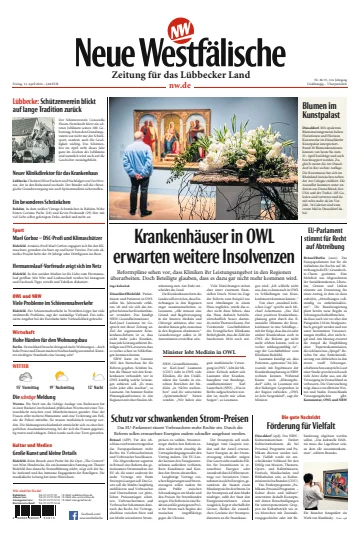Neue Westfälische - Zeitung für das Lübbecker Land - 12 abril 2024