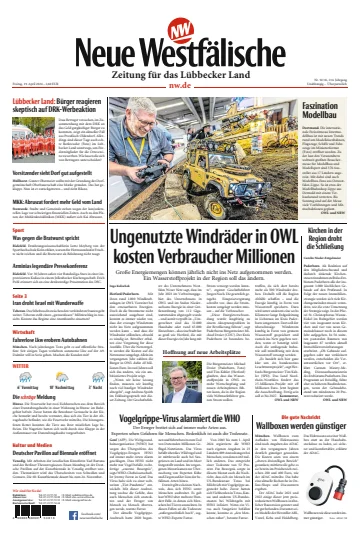 Neue Westfälische - Zeitung für das Lübbecker Land - 19 Ebri 2024
