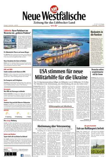 Neue Westfälische - Zeitung für das Lübbecker Land - 22 апр. 2024