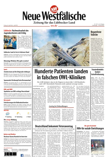 Neue Westfälische - Zeitung für das Lübbecker Land - 26 апр. 2024