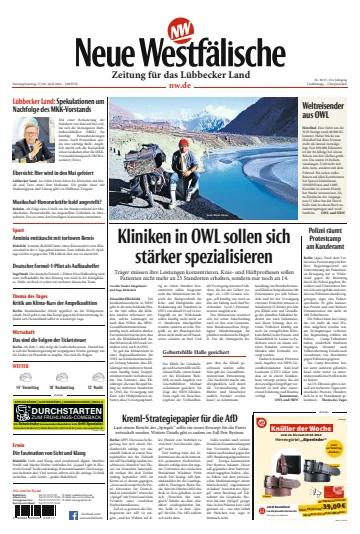 Neue Westfälische - Zeitung für das Lübbecker Land - 27 abril 2024