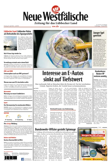 Neue Westfälische - Zeitung für das Lübbecker Land - 30 Ebri 2024